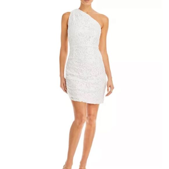 Sam Edelman
One Shoulder Lace Mini Dress - Picture 1 of 6
